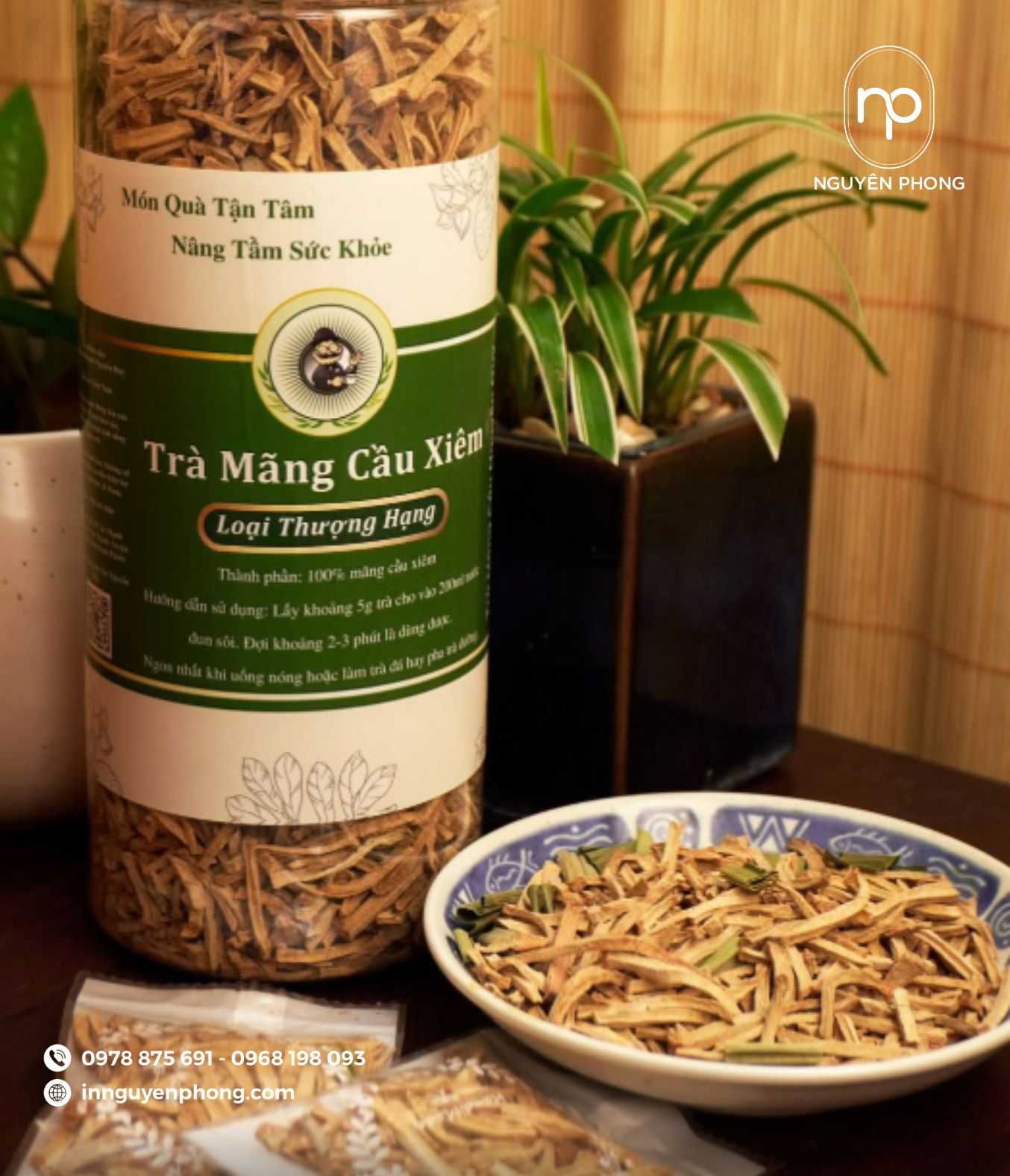 in tem trà mãng cầu xiêm thương hạng
